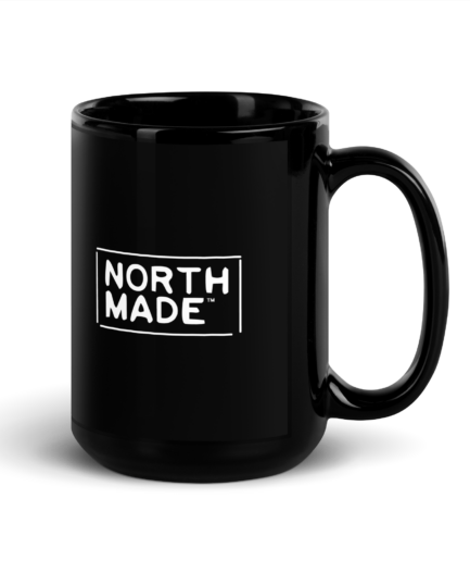 North-Made - Black Glossy Mug